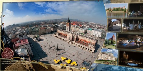 miasto Kraków - wirtualny spacer